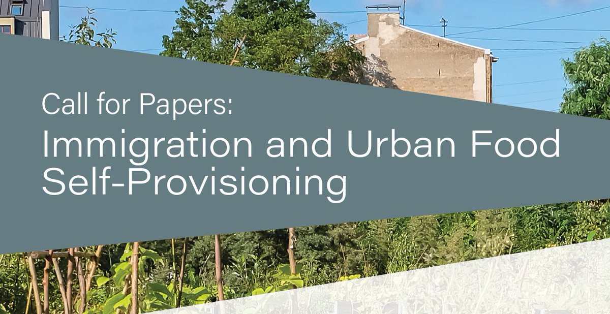 We seek papers for a special issue featuring case studies, evidence, and synthesis on the alternative urban food-provisioning practices of immigrants Learn more and submit today: acsess.onlinelibrary.wiley.com/journal/257512…