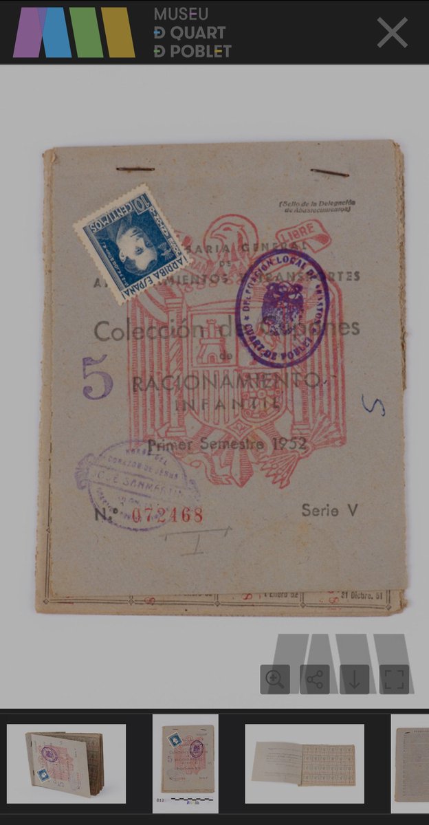 andrea_quart's tweet photo. @Elba_Celo @VFranquista Teniu una col.lecció digital amb cultura material del franquisme catalogada, indexada i amb tesaure de la què podeu fer ús.
La teniu a la vostra disposició online i en obert a la web del #MuseuQdP #MuseuVirtualQdP
Ací cartilla infantil 1952 de J. Aicart
https://t.co/QD54o8MK1R https://t.co/TsjDkS6DLP