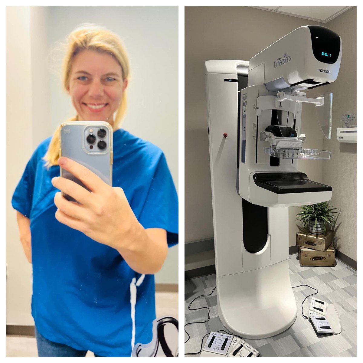 Post-Christmas present to myself. Annual mammogram. Walked in this morning and greeted Maggie, the mammography machine, like an old friend. She can save your life; might as well get personal and name her. Have you had yours lately? -Molly