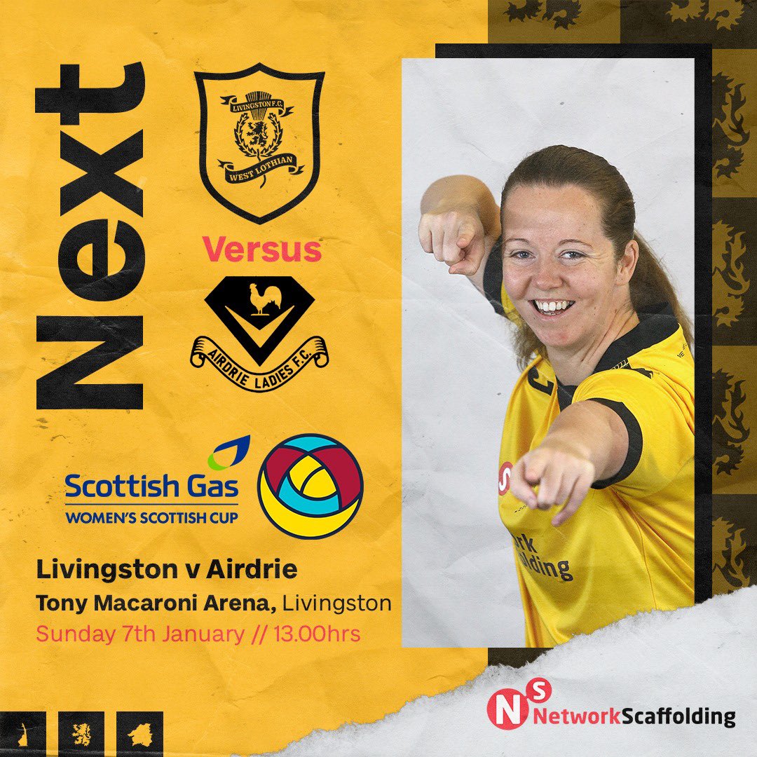 🎟️ Tickets are on sale for our first game of the new year, as we welcome <a href="/AirdrieLadiesfc/">Airdrie Ladies Fc</a> to the Tony Macaroni Arena in Scottish Cup action! 

app.fanbaseclub.com/Fan/Tickets/Se…
