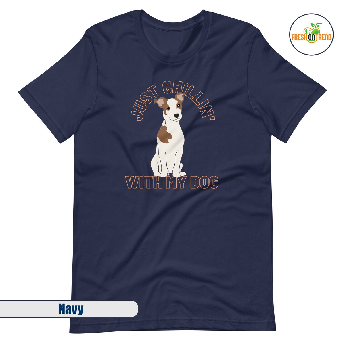 Jack Russell Dog Tshirt UNISEX Cute Parson Russell Terrier Puppy | Just Chillin' With My Dog T-shirt | Dog Lover Owner Pet Tee | Shirt Gift #ParsonTerrierDog #JackRussellDog 
Buy here etsy.com/listing/137154…