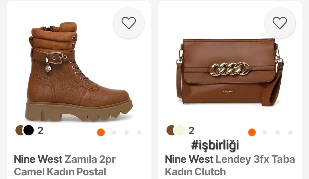 Kısa süreliğine; Nine West markalı ürünlerde sepette NET %40 İNDİRİM VAR. Link👉app.hb.biz/AS6wEV4RUm2t