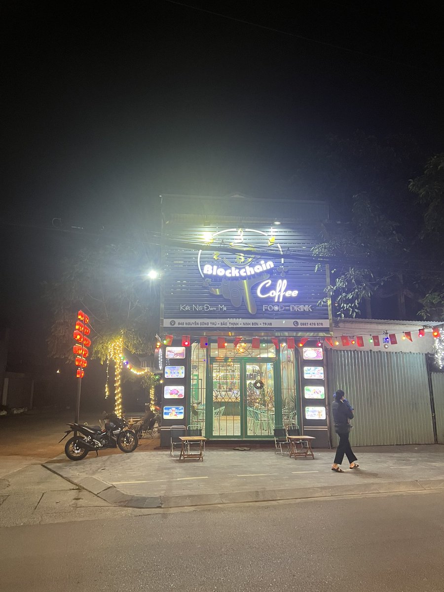 DarBlockchain's tweet image. #blockchain café spotted in Ninh Binh, Vietnam.
#vietnam
#ninhbinh