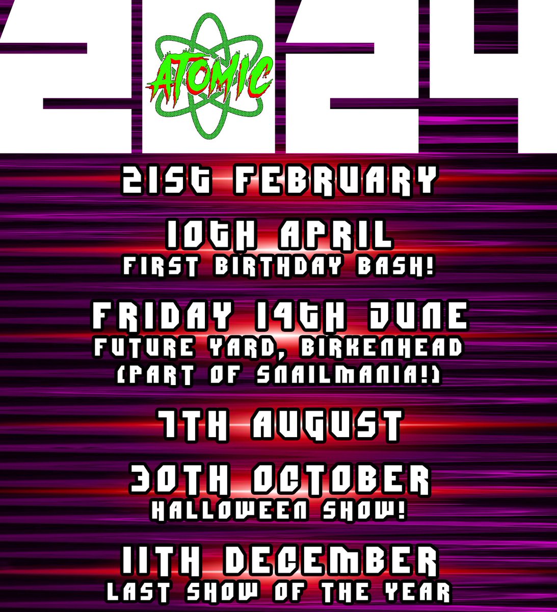 Atomic Pro Wrestling - 26th April NEXT SHOW tweet media