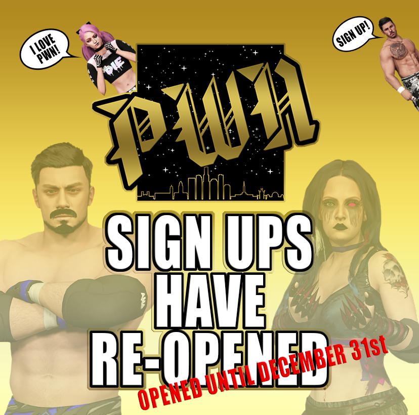PWN_CAW's tweet photo. 🗣️ FOLLOW UP ANNOUNCEMENT🗣️

Sign Ups for the PWN have been Extended until 31st December 2023!!

We still have openings! (quite limited of course) so if you want your chance to be in PWN get in now!!! - https://t.co/8Jftgsw4Bk

(we'll contact you!) https://t.co/83azZf6poQ