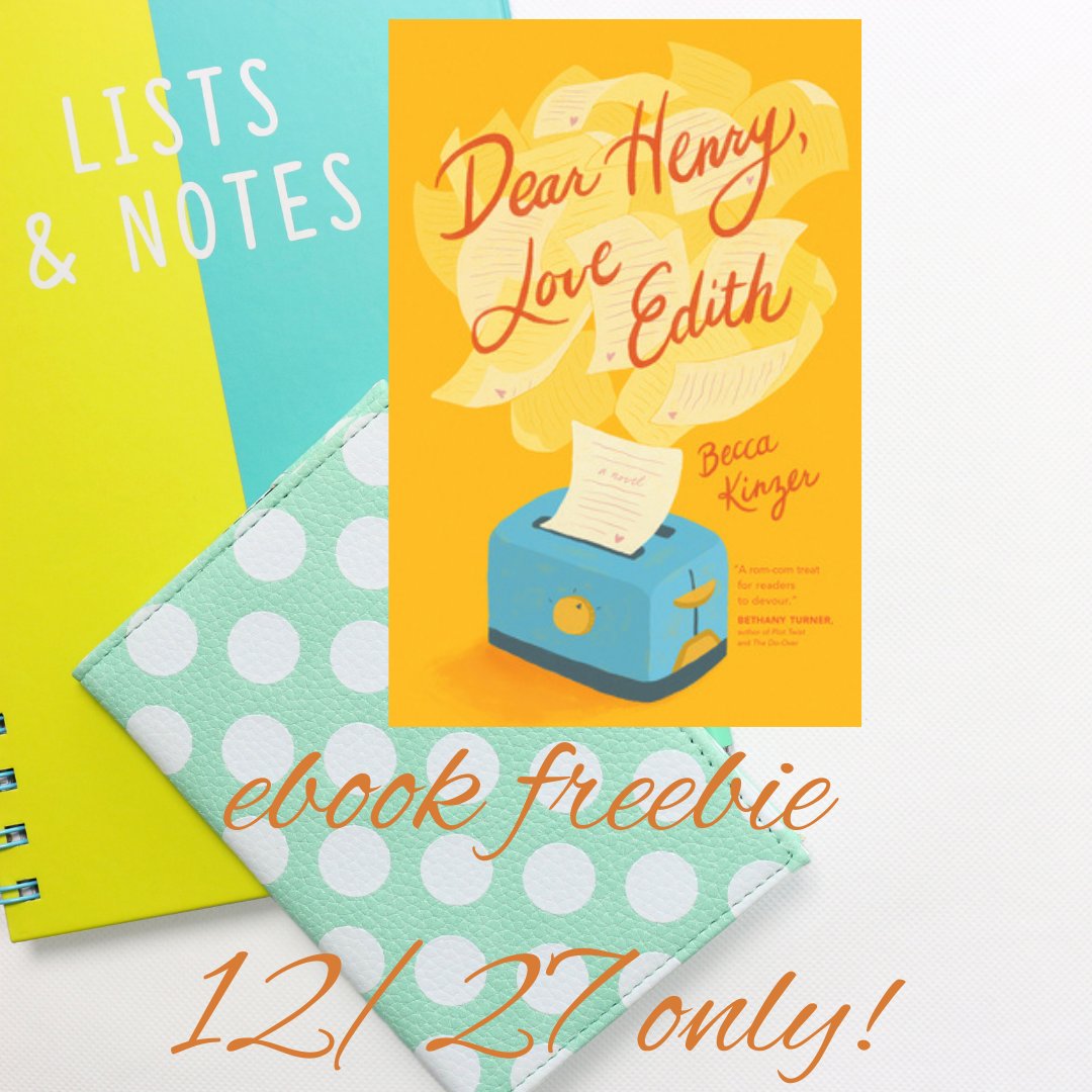 Squeee! One of my favorite romcoms of 2023 is FREE on ebook for today only (12/27) 
Be sure to grab yourself a copy of Dear Henry, Love Edith by <a href="/BeccaKinzer/">Becca Kinzer</a>  

Purchase Link: amazon.com/gp/aw/d/B0B57H…