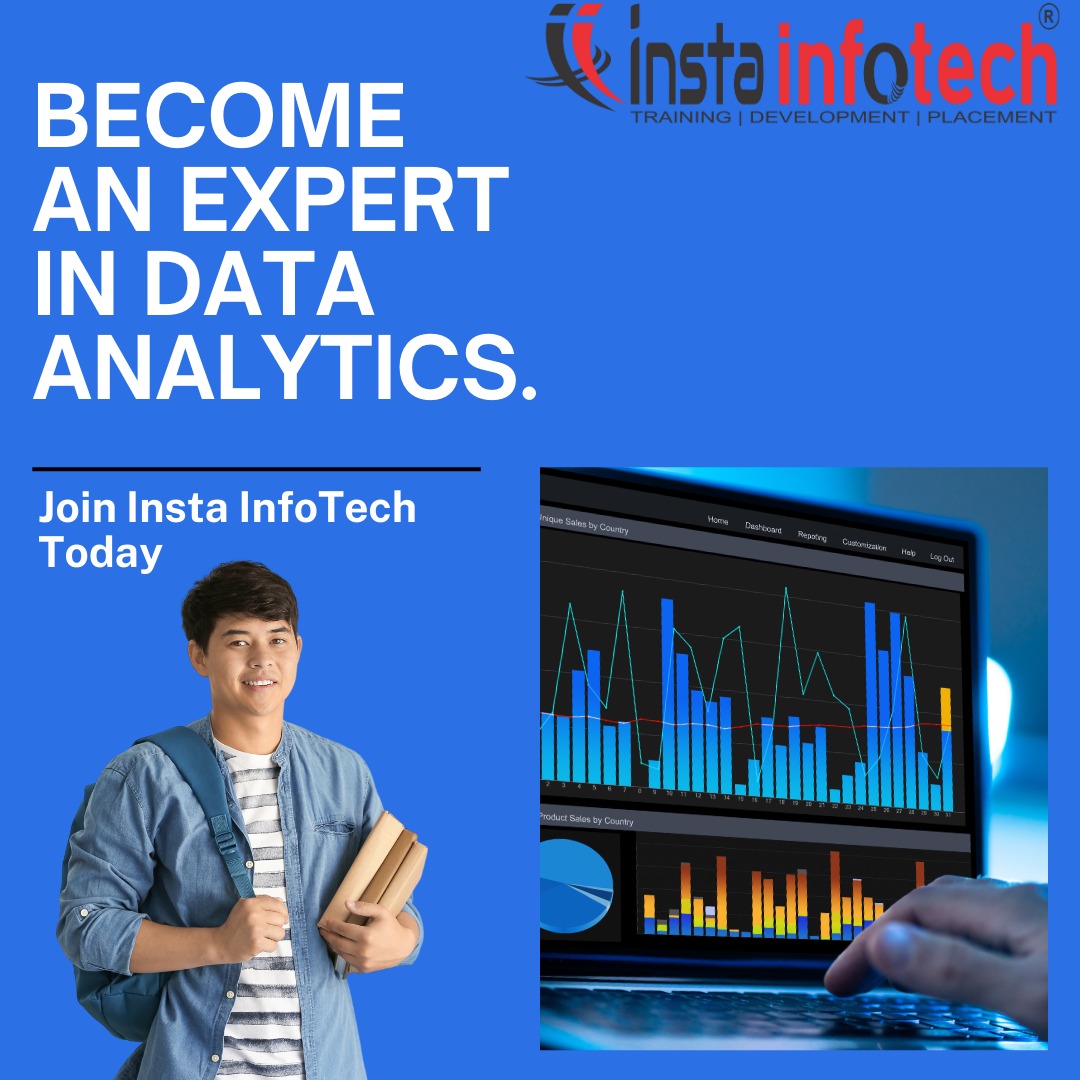 Become An Expert in Data Analytics.
Join Insta InfoTech Today
#dataanalytics #dataanalyticsexpert #dataanalyticstraining #dataanalyticsinstitute #dataanalyticsclasses #dataanalyticstrainingcentre #DataAnalyticsTools #dataanalyticsjobs