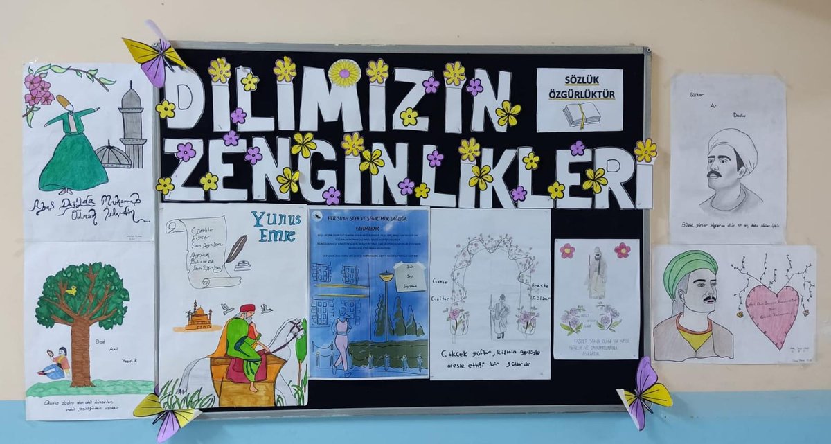 semaa0391's tweet photo. Dilimizin Zenginlikleri projesi kapsamında hazırlanan okul panolarımız✨
#DilimizinZenginlikleriProjesi 
@istmemkultur 
@EsenlerIlceMEM 
@istanbulilmem https://t.co/GRjLIuEuv1