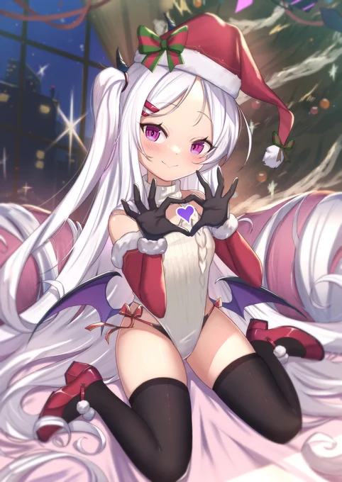  Merry christmas!!(大遲刻(ノд・。)   #ブルアカ #空崎ヒナ 