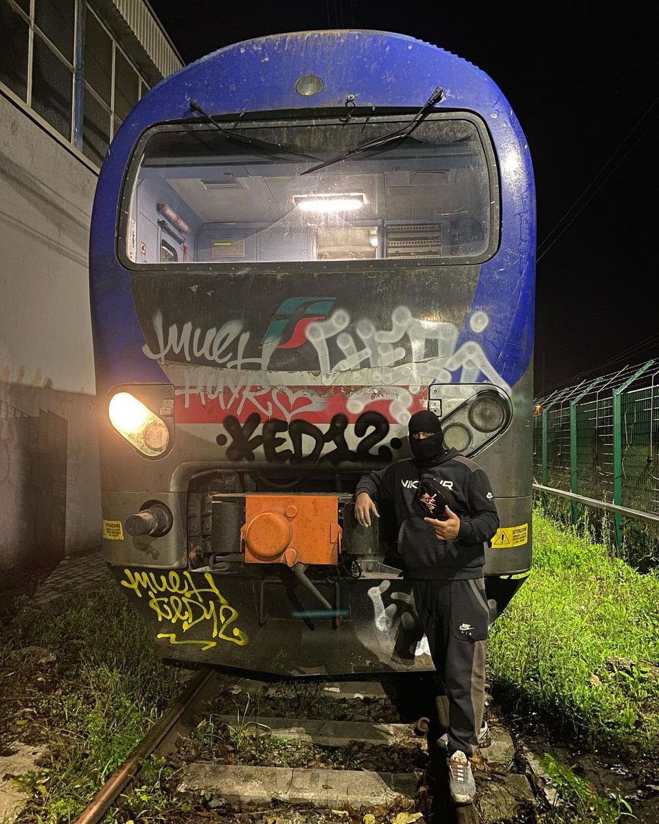 🥷
📸 @_quellokevuoi_

#vandals #vandalism #graffitiphotography #graffiti #graffitiwriting #guiltypleasure #trainwriting #spray #spraypaint #paintedtrains #graffitisupplies #astrofat #astrofatshop