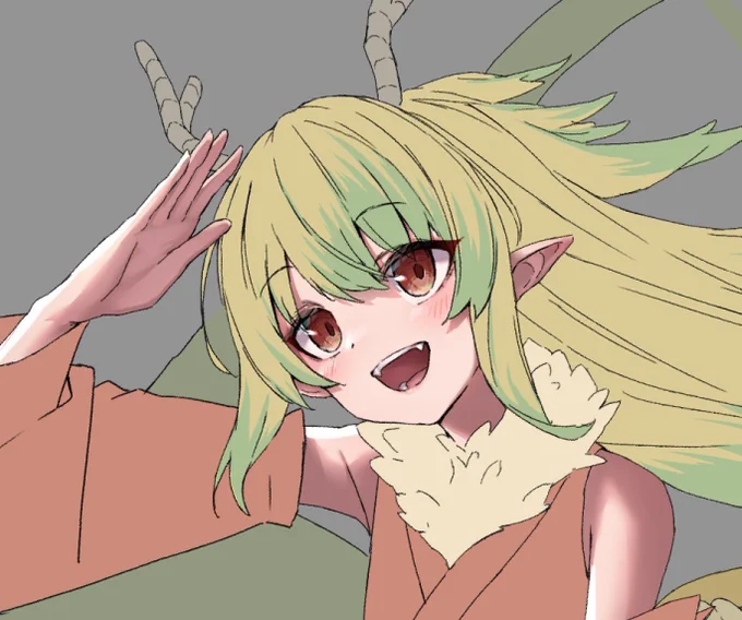 最近ずっと絵柄寄せばかりしてたから久しぶりに「自分の絵柄だ」って感じた 