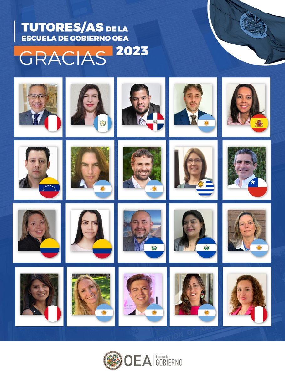 EscuelaOEA's tweet photo. En esta época de gratitud, el equipo tutorial de la @EscuelaOEA quiere expresar su agradecimiento a toda la comunidad por un año increíble🎉
La capacitación es prioridad y gracias a ustedes, muchos funcionari@s se fortalecieron💪
¡Seguiremos impactando positivamente la región!💪 https://t.co/RK4pobNVrk