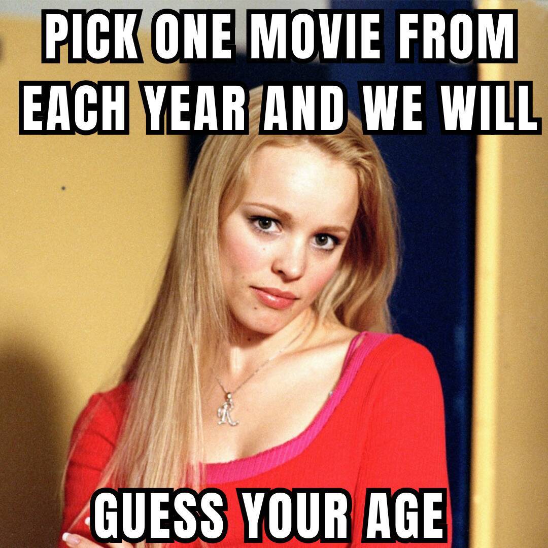 XploreHollywood's tweet photo. Tell us your favorite movies of all time and we'll guess your age based on your responses! 🍿 🎥