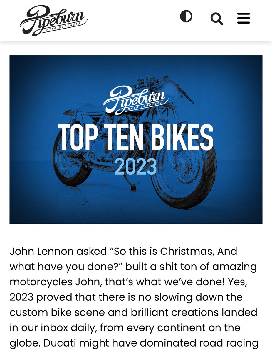 Origin8orCycles's tweet image. Head on over to Pipeburn.com as my Ducati build made the top 10!