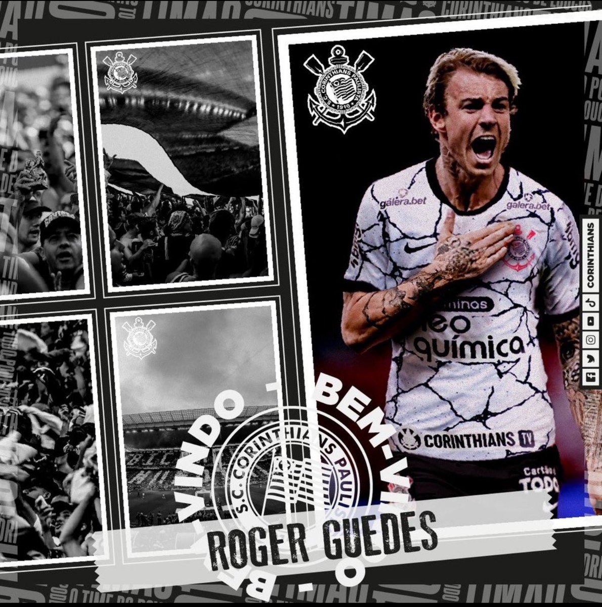CortinaAoKaraio's tweet photo. Corinthians anuncia Roger Guedes pra 2024. Qual seria sua reação?? https://t.co/3bpprVXEYN