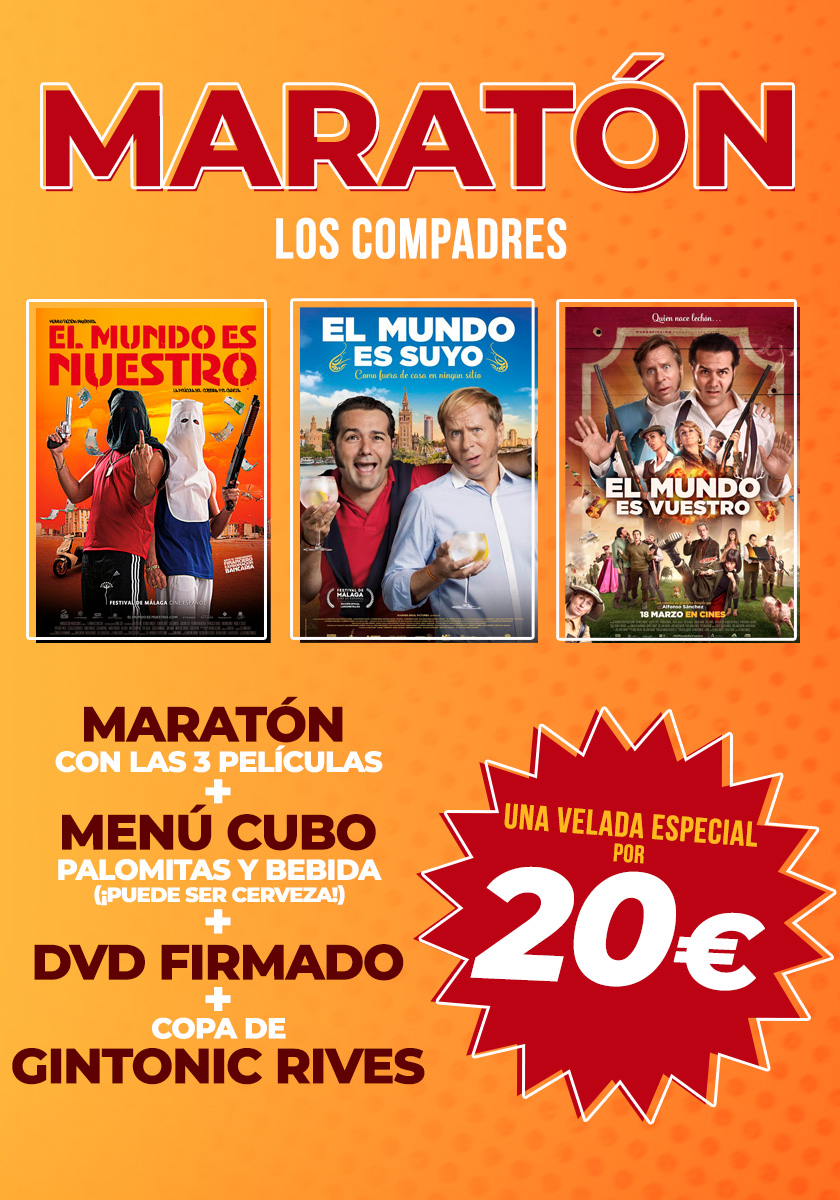 SORTEO EXPRESS!!!!!

Te invitamos a ver #elmaratondelenterismo con los compadres <a href="/mundoficcion/">Alfonso Sánchez</a> y <a href="/albertoemen/">Alberto López.</a>.

Sorteamos dos entradas para el dia 29. Sigue a <a href="/unioncineciudad/">Unión Cine Ciudad</a> y comenta etiquetando a un tieso. 

*termina el 28 a las 00:00
