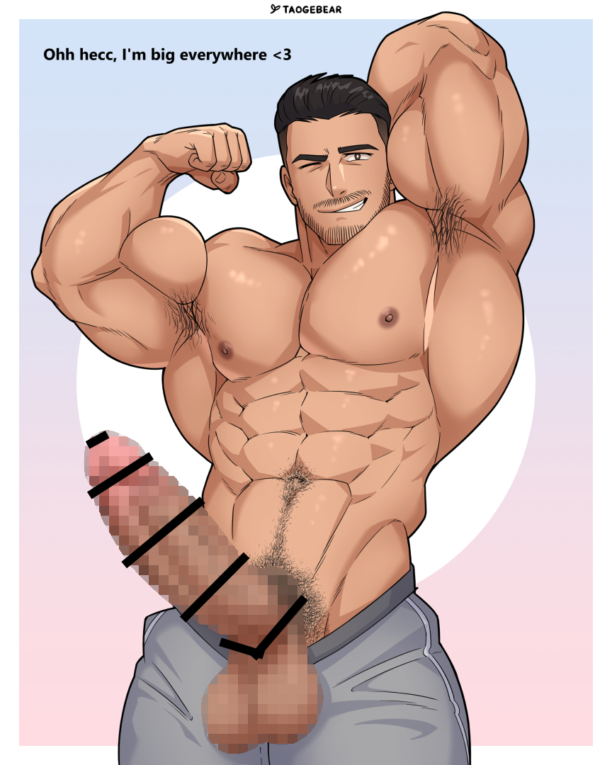 taogebear's tweet photo. The Gift of Growth 💪
Guy got a box of muscle growth for Christmas. He must've been extra Nice the whole year~

#bara https://t.co/0qAjVWzhGx