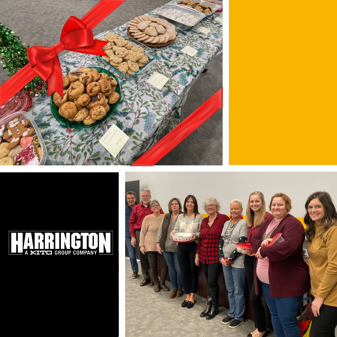 HarringtonHoist's tweet photo. We had a wonderful time at our annual cookie exchange and hot cocoa bar! It was such a fun-filled event with delicious cookies and warm drinks. We appreciate everyone who participated and made it a success.
#cookieexchange
#cookietime
#bakeoff
#holidaybaking https://t.co/n8XMySP8V9