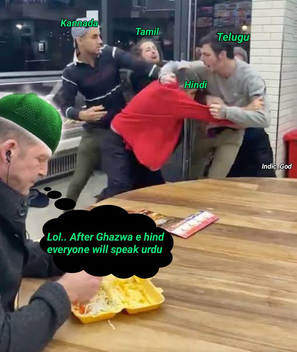 It is never , Hindi vs Tamil , kannada,Telugu ,Marathi , malyalam..etc 

It's Hindu vs Hindu 
#Bengaluru #Kannada