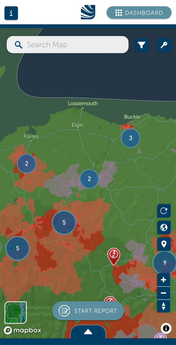 ⚠️ Storm Gerrit - Power outages ⚠️ @ssencommunity is working to restore power to properties currently without in Moray. Keep up-to-date with power outages in your area and report new ones via the Powertrack app: powertrack.ssen.co.uk/powertrack #StormGerrit #Moray