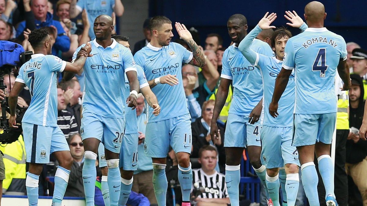 In 2015-16, Manchester City wore an unusual mashup away to Everton, calling on their slightly mismatching home shorts from the previous season