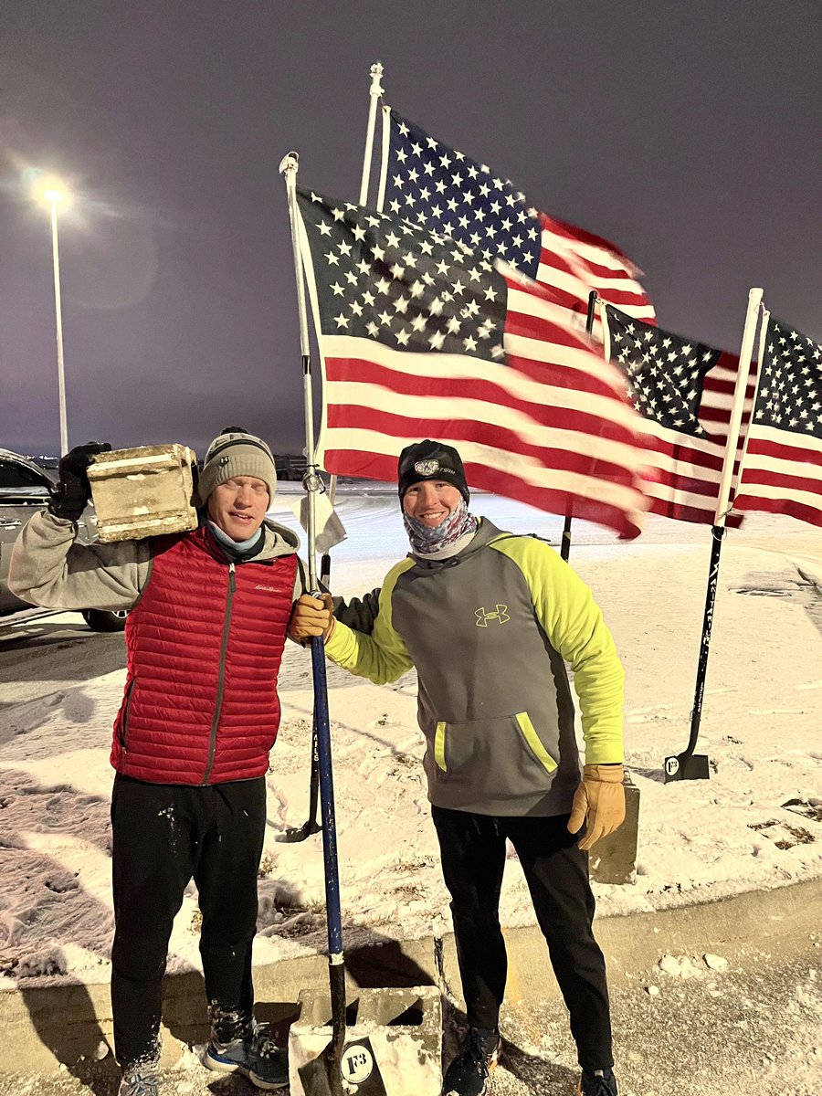 F3MountOlympus's tweet photo. Whatever that was, it was tough and we love you for it @JSmithberg! Let’s carry our determination and accountability through the new year @F3Omaha!
Exciting morning as we had @f3NugentFlag pass to our leader @papioscurry and a shield pass to Levy! @ZachBass3 Hold! #mountOshield https://t.co/sC1FmtEAa2