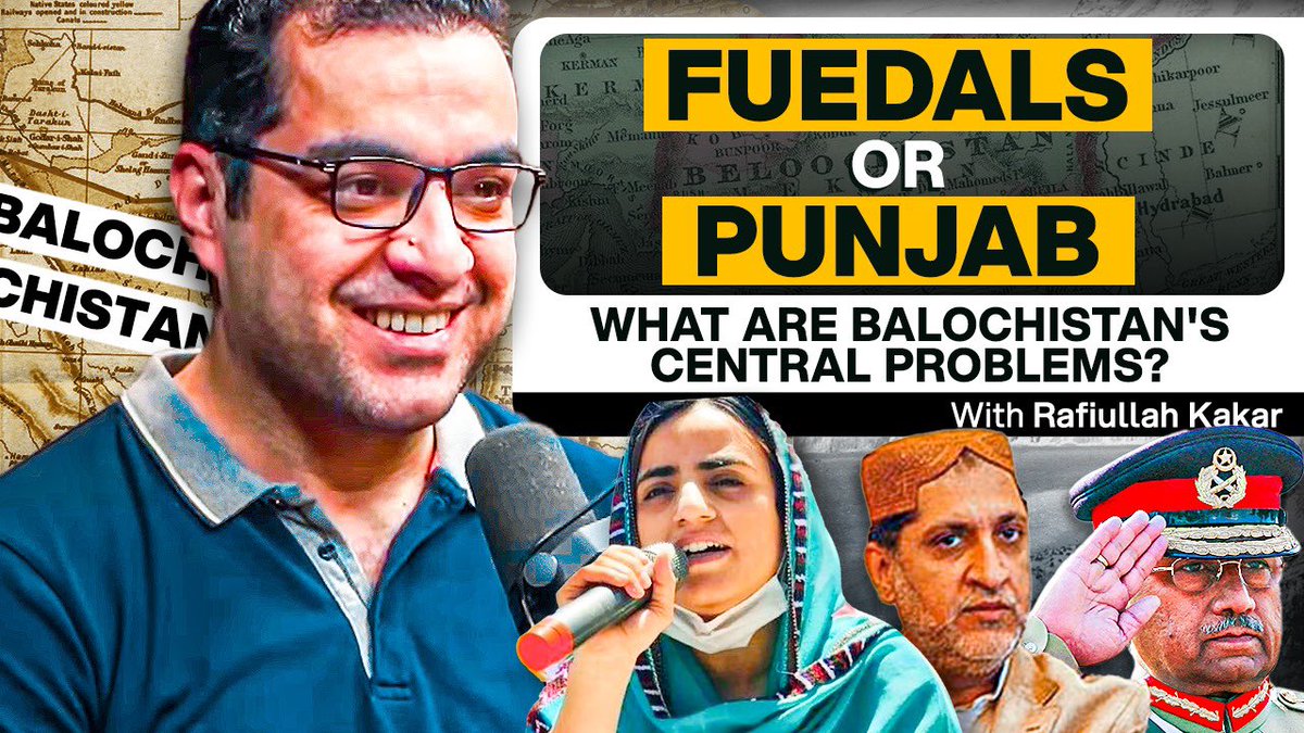 ThePakistanExp1's tweet photo. Rafiullah Kakar is a Public policy and development specialist from Balochistan, he comes on The Pakistan Experience to discuss the Central Problems of Balochistan, on this episode we talk about Pushtoons in Balochistan, the Annexation of Kalat, the Sardari System, Colonialism, Zulfiqar Ali Bhutto, Constitution, General Pervez Musharraf, Murder of Akbar Bugti, Baloch Insurgency, Sardar Akhtar Mengal, Urbanization, CPEC and more.

Understanding the Central Problems of Balochistan: 
https://t.co/CGOUQK0DsH