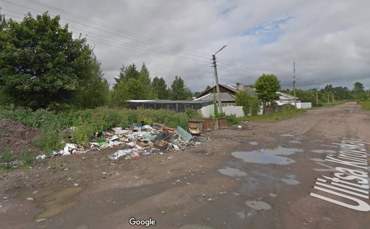 This village used to be Finnish. Now Finland is a member of NATO, so the russians have started to build a proper defence line.

60.7122256,28.7910345