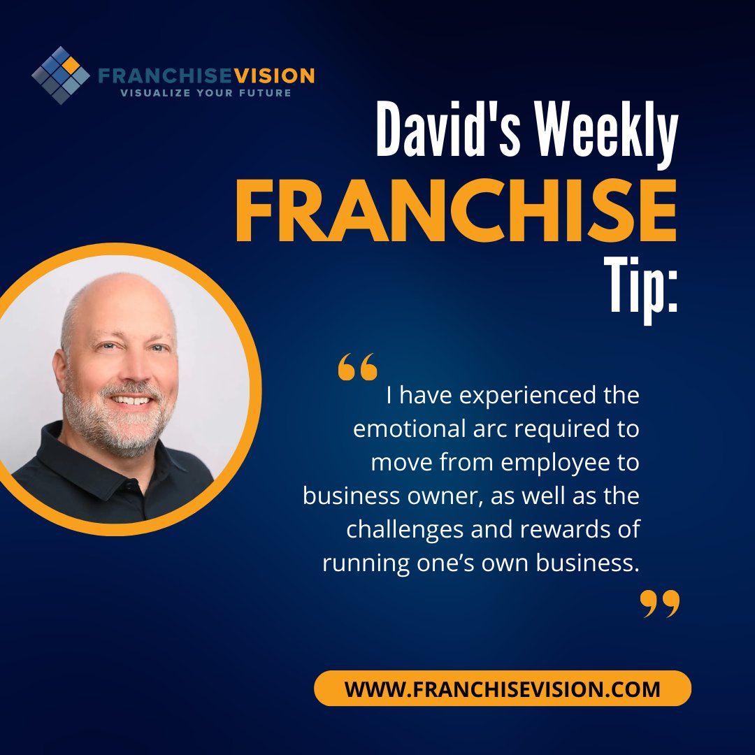 DavidBusker's tweet image. If you&apos;re interested in moving from employee to business owner, let&apos;s connect! 

👔 🔜 😎 

#weeklytip #franchise #business #franchising #entrepreneur