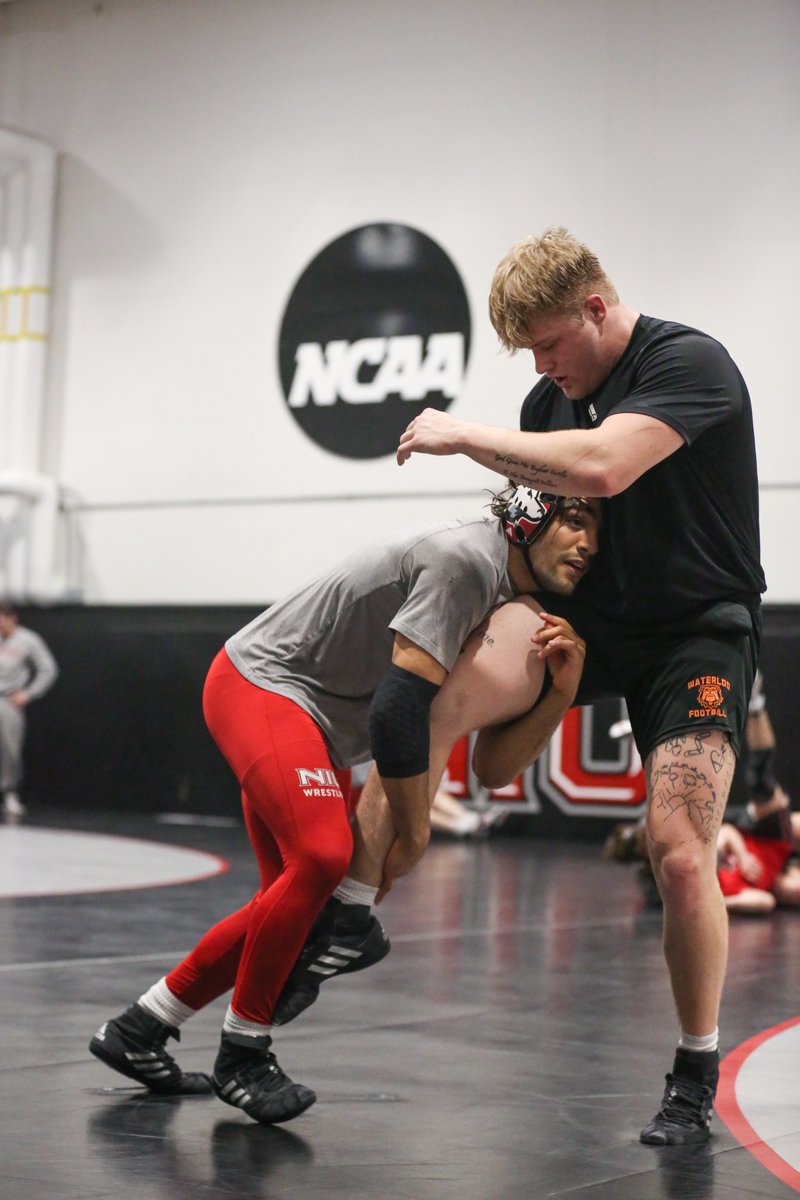 NIUWrestling's tweet photo. Ready for the weekend https://t.co/rXKh4mvwxy