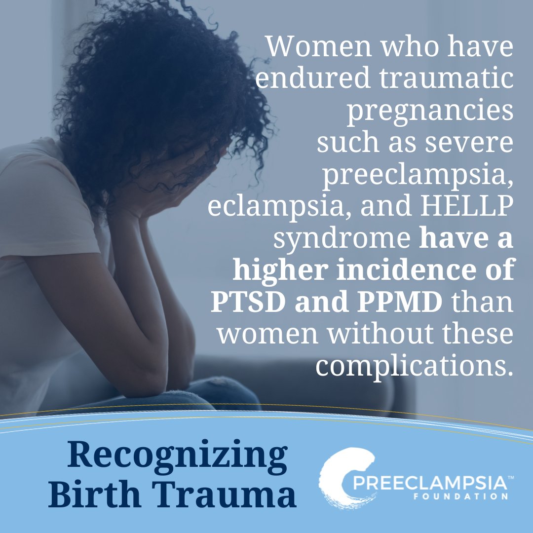 preeclampsia's tweet photo. Women who have endured traumatic pregnancies such as severe #preeclampsia, #eclampsia and #HELLPsyndrome have a higher incidence of #PTSD and #PPMD than women without these complications. #birthtrauma
There is help and resources for you: https://t.co/MXcTJbqMkO https://t.co/1GAX4HMbFk