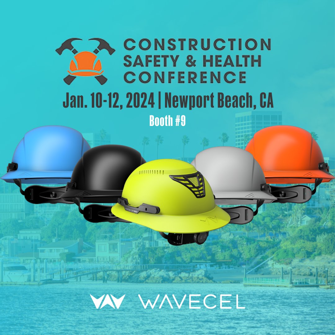WaveCel is excited to be attending AGC Construction Safety &amp; Health Conference in Newport Beach, CA. Meet us at booth #9, where we can demonstrate the inner workings of our cutting-edge technology and showcase our exceptional Type II full-brim safety helmets.