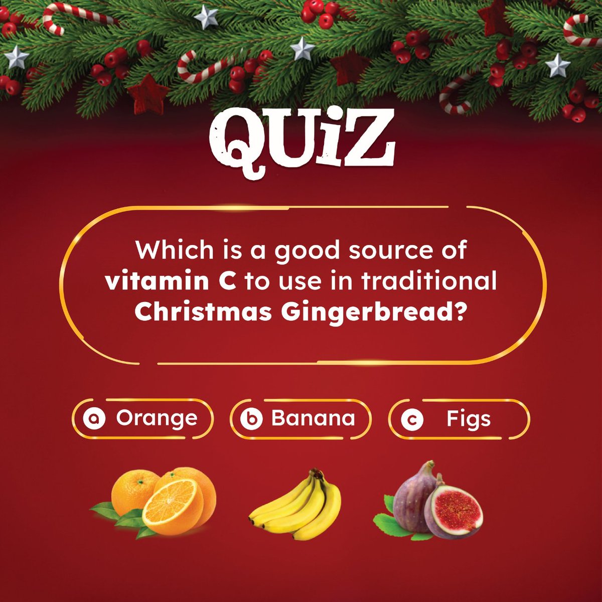 Test your fruity wisdom in our quiz and see if you can pick out the right answer.

#QuizTime #VitaminCBoost