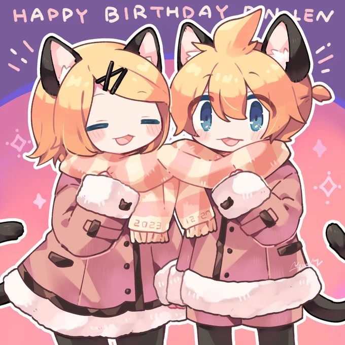 #鏡音誕生祭2023 #ぬこ耳家リンク 