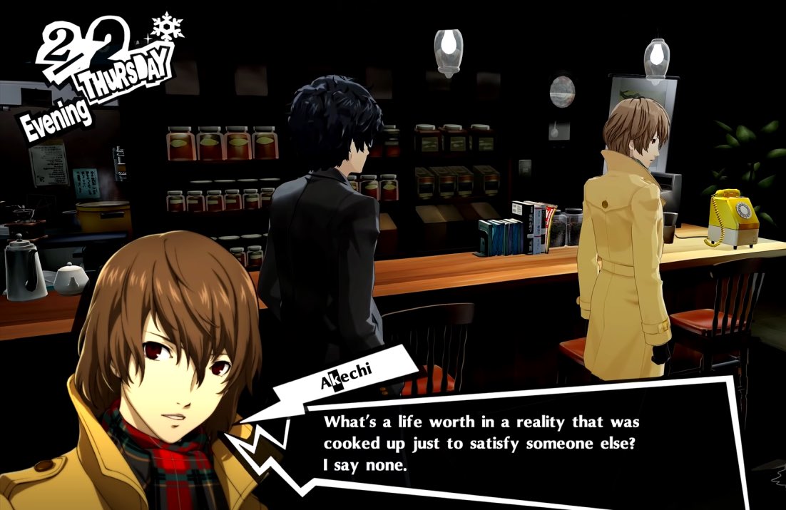 MaplePeache's tweet photo. people really hate Goro without ever acknowledging his character growth, or the very real traumatic upbringing he had. https://t.co/UxFQ7krbeu