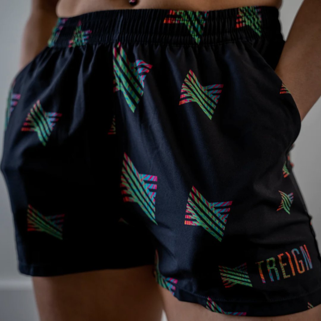 Commit, Treign, Conquer in our Coliseum 'Playalinda' Shorts!💪 

➡️ Pattern available in both men and women shorts.
➡️ Limited sizing available.
➡️ Link in bio to shop!

#gotreign #treign #burntheships #workoutgear #fitnessgear #workoutapparel #fitnessapparel