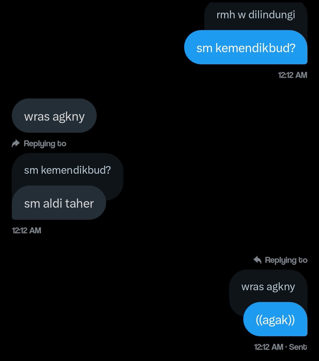 knapa yang dm gue kgak ada yg wras