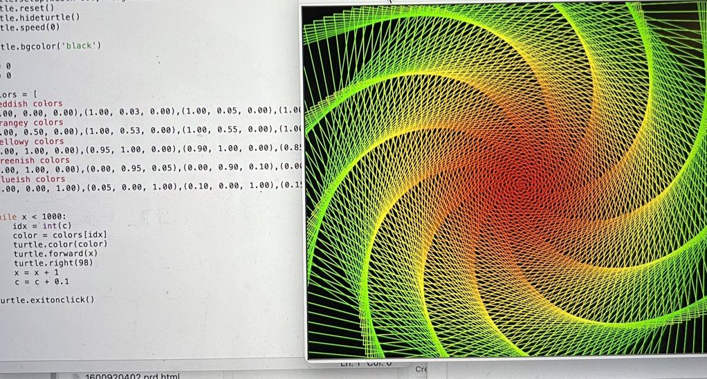 Alta_mn's tweet image. Урлаг, art л биздээ! 😊 #Python #pythonista
