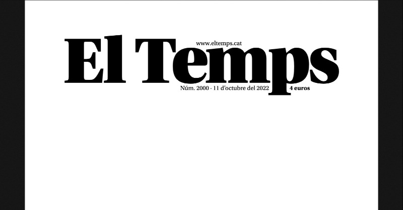 iQuiosc's tweet photo. Com cada dilluns, trobaràs el nou número d'@eltemps_cat a #iQUIOSC! 👇
