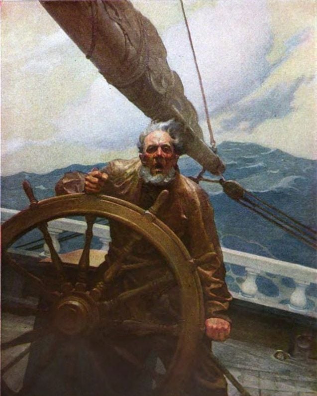 N.C. Wyeth
The Roaring Skipper
1914