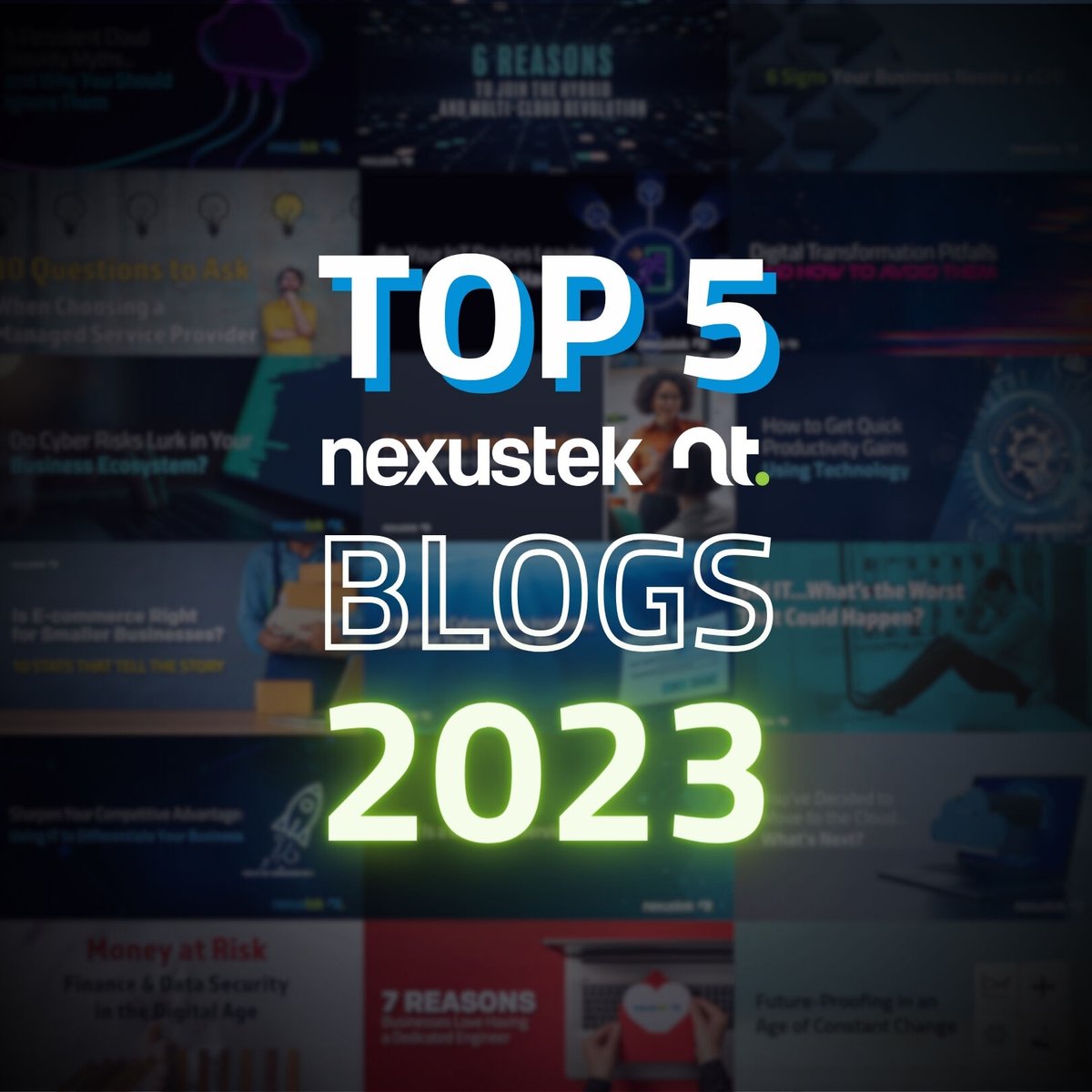 NexusTek's tweet image. Sharpen Your Competitive Advantage
bit.ly/4akXSLD
Future-Proofing
bit.ly/3IygsTi
Signs You Need a vCIO
bit.ly/43s82WS
Moving to Cloud...What's Next?
bit.ly/41pnPFO
SMBs & IT Strategy
bit.ly/3SZ34N8
#bestof2023 #techblogs