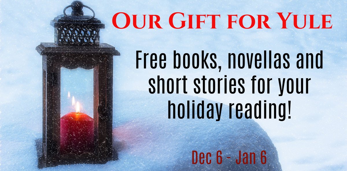 Our Gift for Yule Free books, novellas and short stories for your holiday reading!
books.bookfunnel.com/christmasfreem…