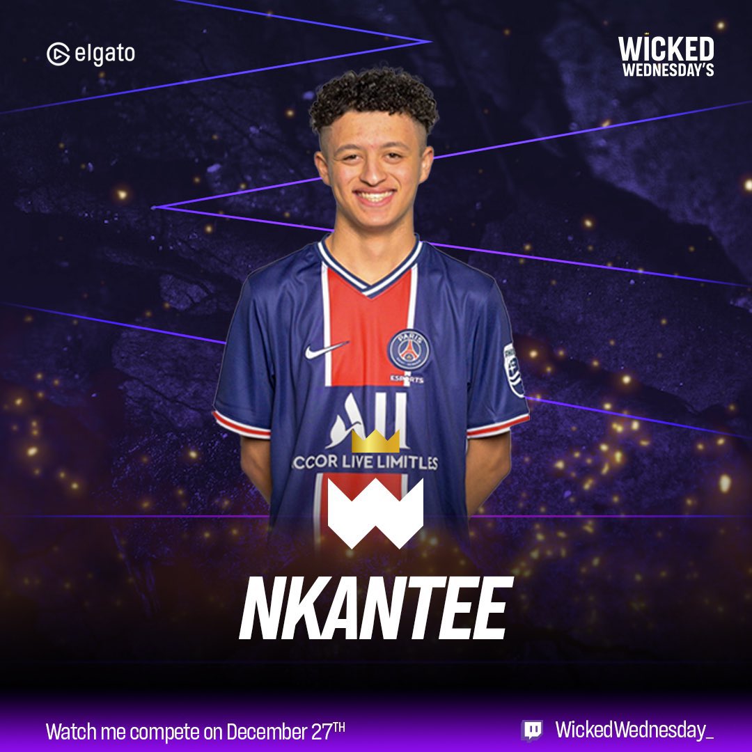 NKanteeee's tweet image. Je joue la FINAL SHOWDOWN ce soir à 20H sur ma chaîne Twitch ! 💜

#WickedWednesday 👑

@BSmith_Esports @Rbuckley98 &amp;amp; @elgato thanks for hosting this tournament 🏆