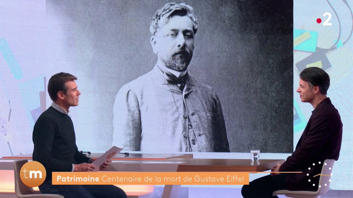 EiffelSavin's tweet photo. Aujourd'hui c'est le centenaire de la disparition de Gustave Eiffel !
Et j’étais l’invité de Télé Matin pour parler des incroyables réalisations de mon ancêtre 😊
https://t.co/nR6veMEQ7H
@telematin @France2 #GustaveEiffel #Eiffel #Eiffel2023 #TourEiffel #EiffelTower #ADGE https://t.co/c1ZedvsoPp