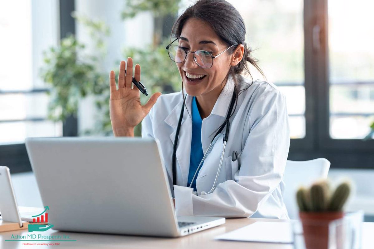 ActionMDProspe1's tweet image. Telehealth is a safe and effective way to connect doctors and patients.  It can improve patient satisfaction and improve revenue for your practice. Learn more with Action MD Prosperity Inc. at bit.ly/3aZCHVj #medicaloffice #Betterpractice #Healthcare