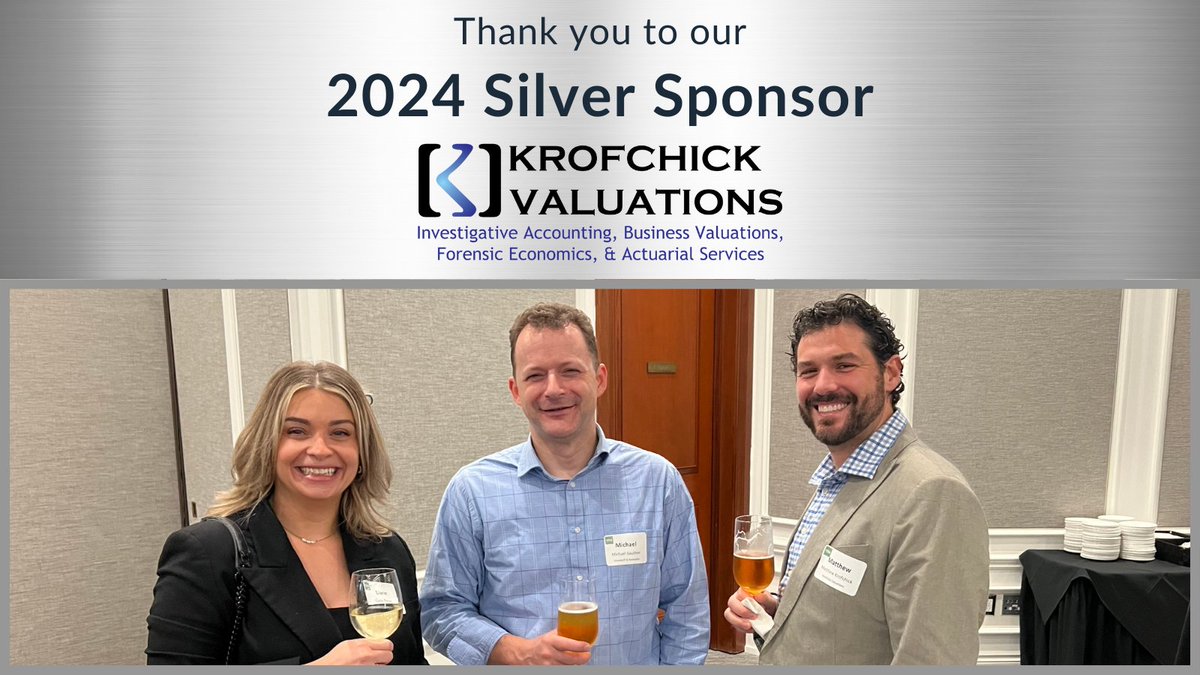 .<a href="/KrofchickVal/">Krofchick Valuations</a> will be back in 2024 as a Silver Sponsor! You can learn more about the services they offer here - krofchickvaluations.com
