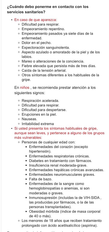 🤧 Si en casa estáis todos (o casi todos) con fiebre, tos, mocos, dolor de cabeza, dolores musculares, molestias abdominales… estas navidades no es COVID, es GRIPE.

💊El tratamiento es el mismo: paracetamol e hidratación abundante.

🏥 ¿Cuándo debemos consultar con un médico?