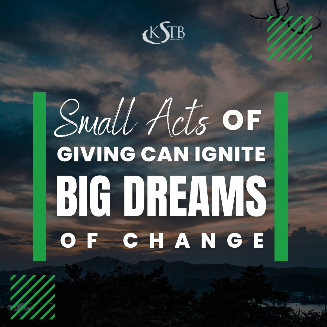 'Small acts of giving can ignite big dreams of change. Embrace the power of your purpose and watch your nonprofit's journey unfold with compassion and determination. '

#CharitableGiving #DreamBigGiveBig #NonprofitStartups #ImpactMatters  #ChangeMakers #BeginWithKindness'