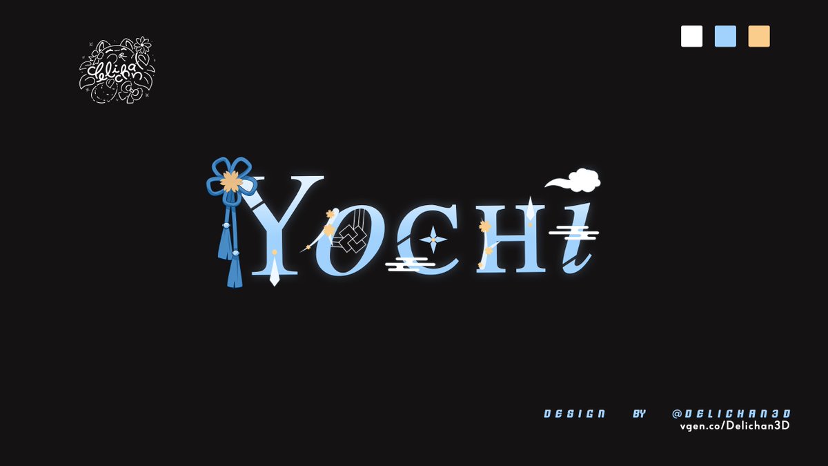 DeliciaRin_'s tweet photo. ◤━ full branding design commission
﹒for @yochi_vtuber ‧₊˚

♥︎ + ↻ helps a lot 💓

#VTuberAssets #Vtuber https://t.co/TtWatiQDCM