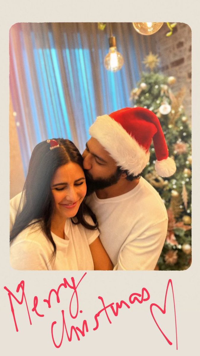 Christmas is officially December 27 cause this cuties said it is ♥️🫠🥂

#VickyKaushal #Katrinakaif